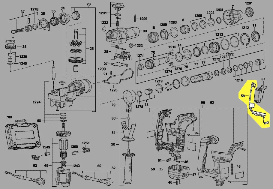 Module électronique réf. 4931435364 AEG